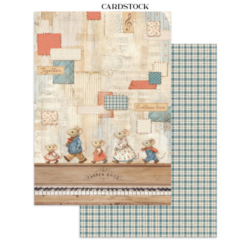 Junk Journal - Family - 16 - Stamperia - Tidformera