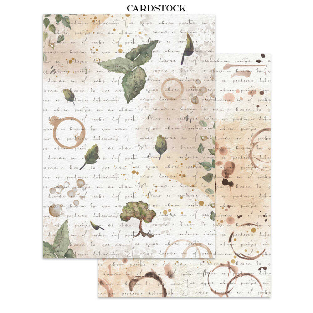 Junk Journal - Flowers and Poems - 9 - Stamperia - Tidformera