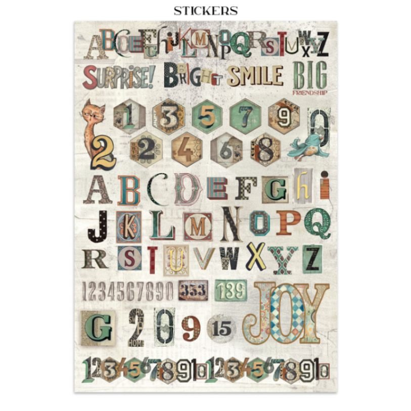 Junk Journal - Furry Friends - 11 - Stamperia - Tidformera