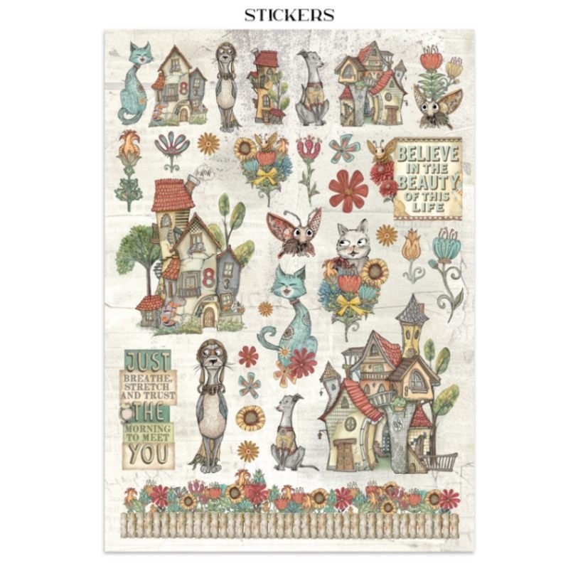 Junk Journal - Furry Friends - 10 - Stamperia - Tidformera