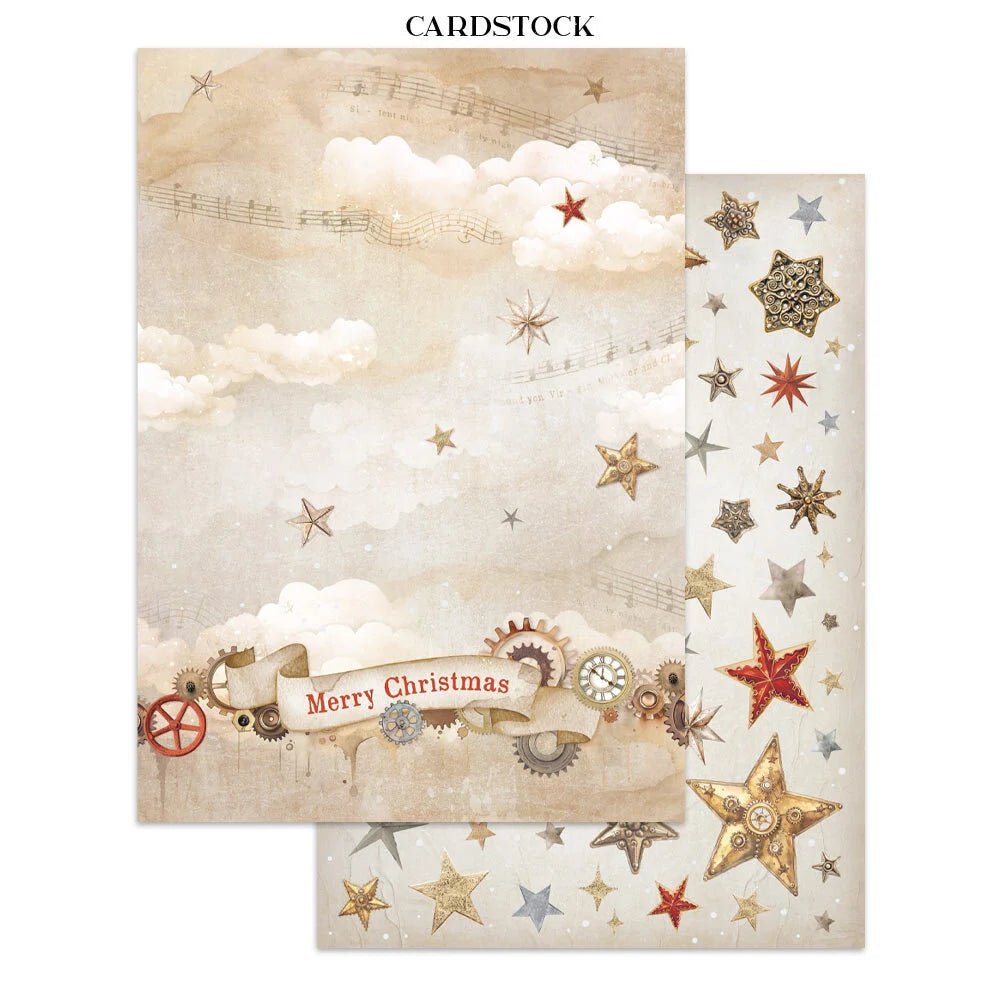 Junk Journal - Gear up for Christmas - 8 - Stamperia - Tidformera