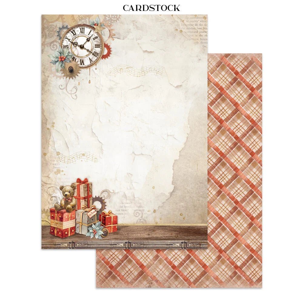 Junk Journal - Gear up for Christmas - 3 - Stamperia - Tidformera