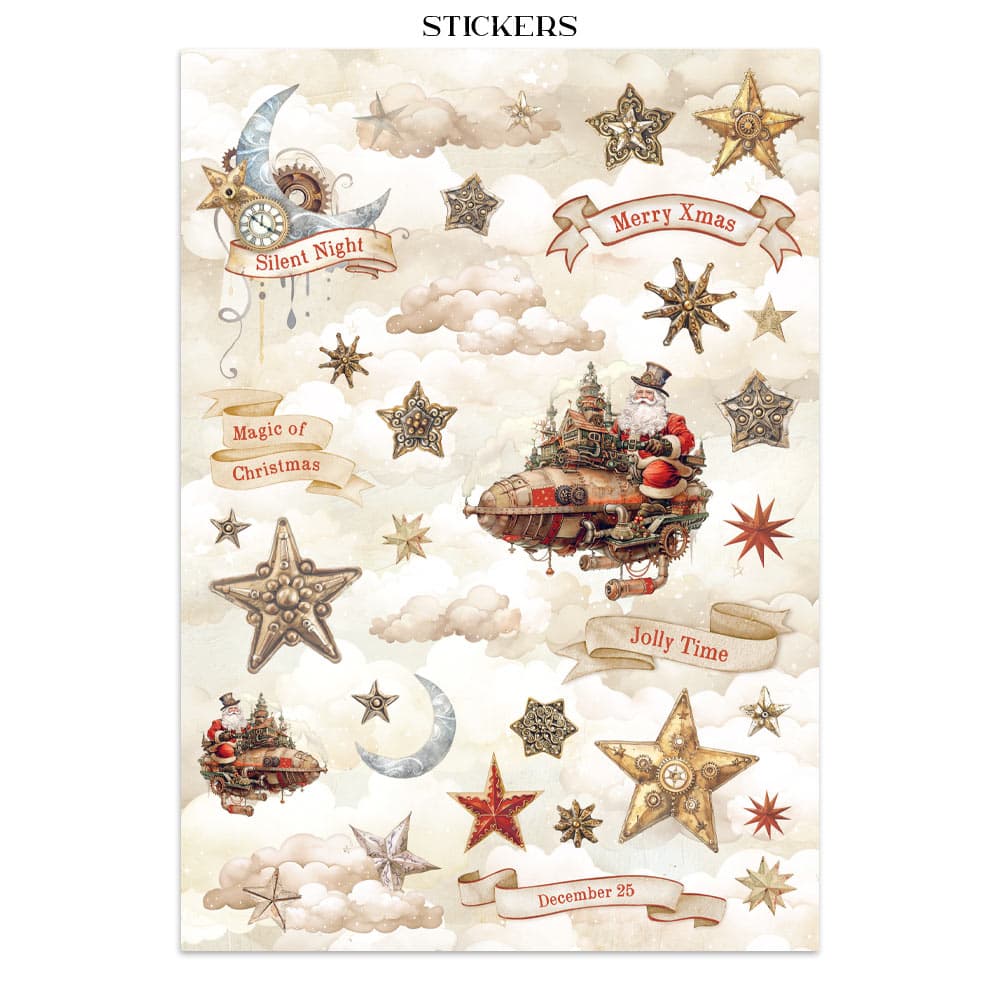 Junk Journal - Gear up for Christmas - 9 - Stamperia - Tidformera