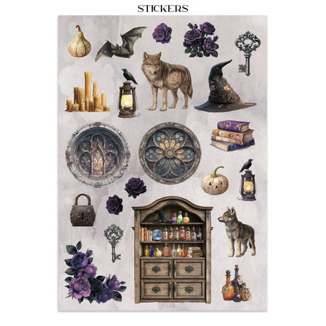 Junk Journal - Halloween - 6 - Stamperia - Tidformera