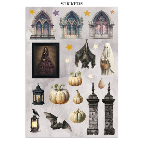 Junk Journal - Halloween - 12 - Stamperia - Tidformera