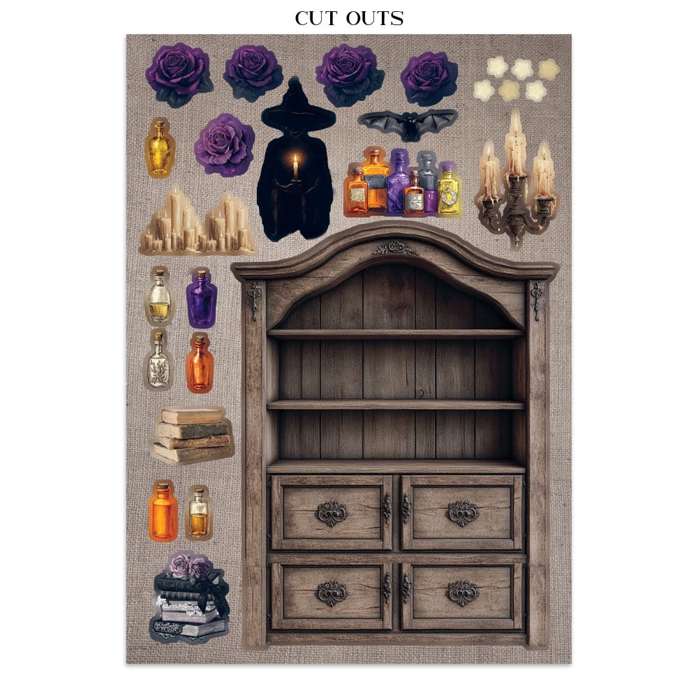 Junk Journal - Halloween - 9 - Stamperia - Tidformera