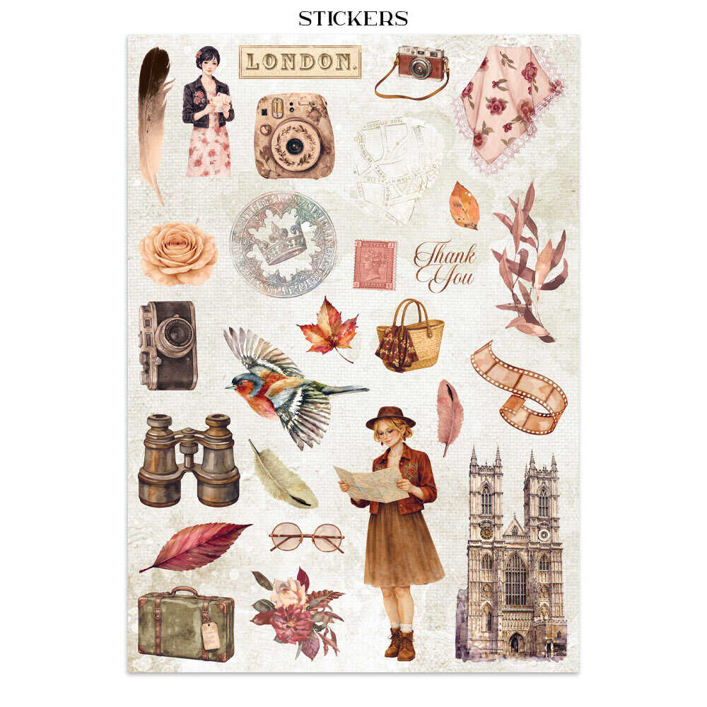 Junk Journal - Our Way - 17 - Stamperia - Tidformera