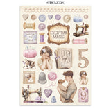 Junk Journal - Quiet Days - 12 - Stamperia - Tidformera