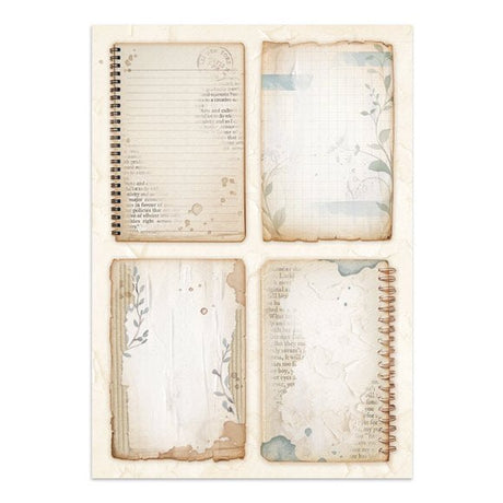Junk Journal - Secret diary - 33 - Stamperia - Tidformera