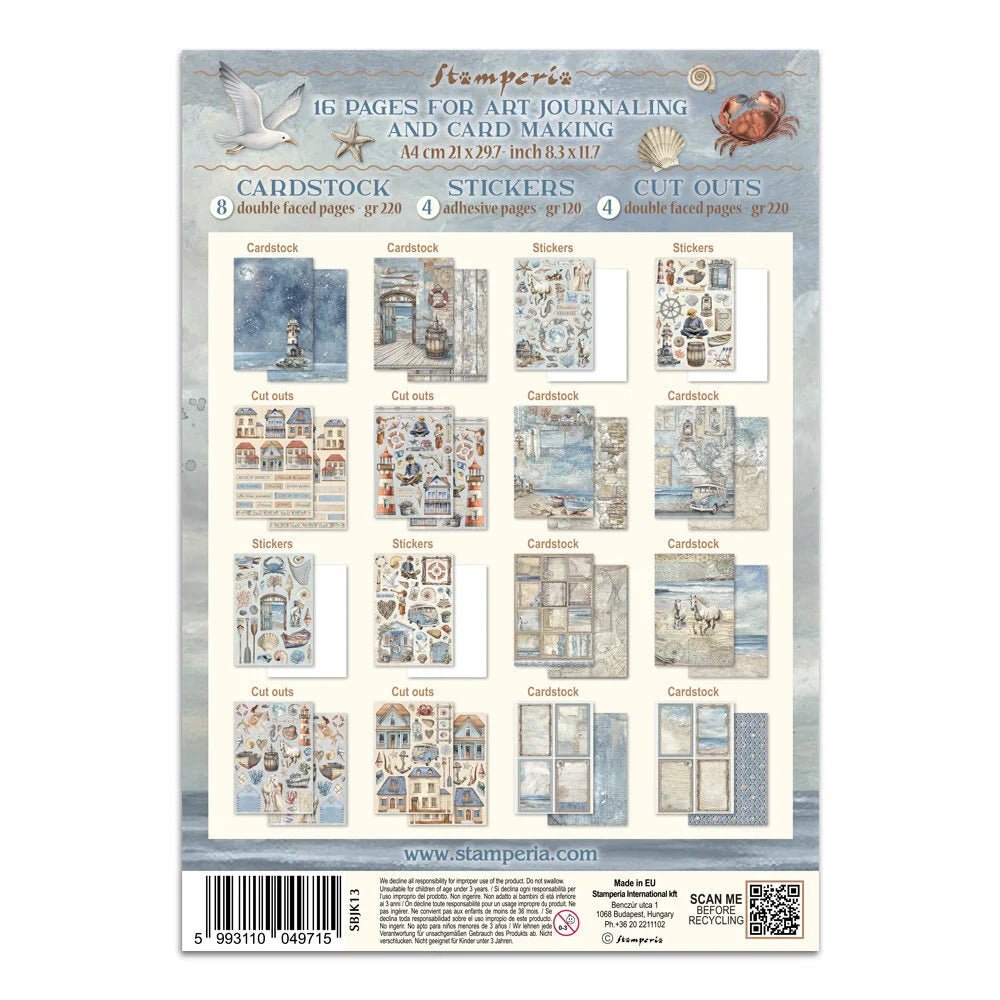 Junk Journal - Silent Sea - 12 - Stamperia - Tidformera