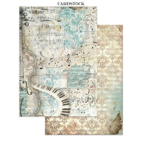 Junk Journal - Symphony - 4 - Stamperia - Tidformera