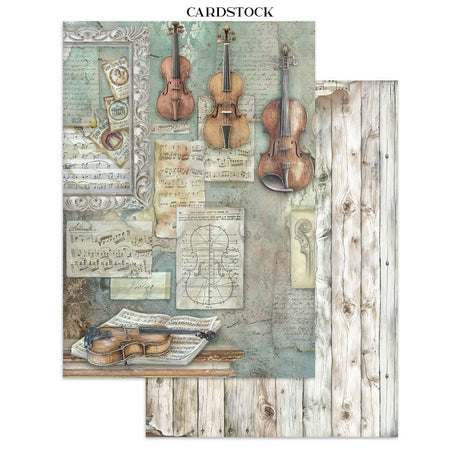 Junk Journal - Symphony - 21 - Stamperia - Tidformera