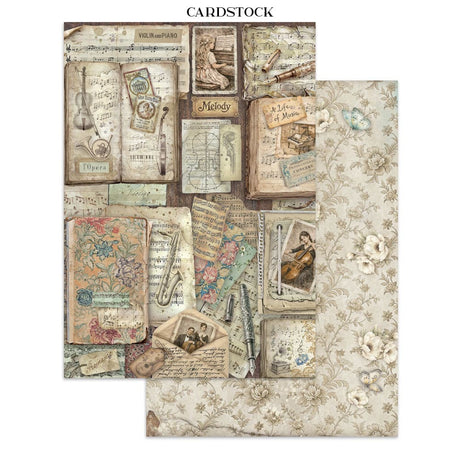Junk Journal - Symphony - 19 - Stamperia - Tidformera