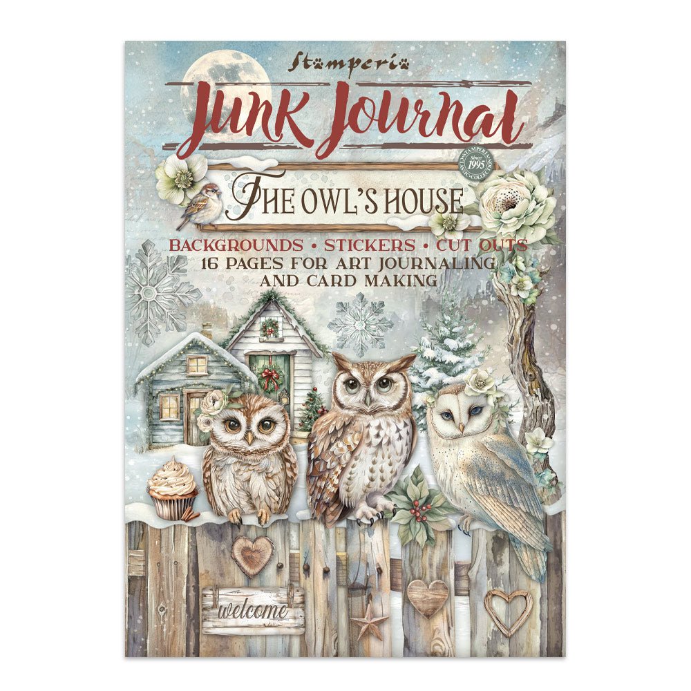 Junk Journal - The Owl's House - 1 - Stamperia - Tidformera