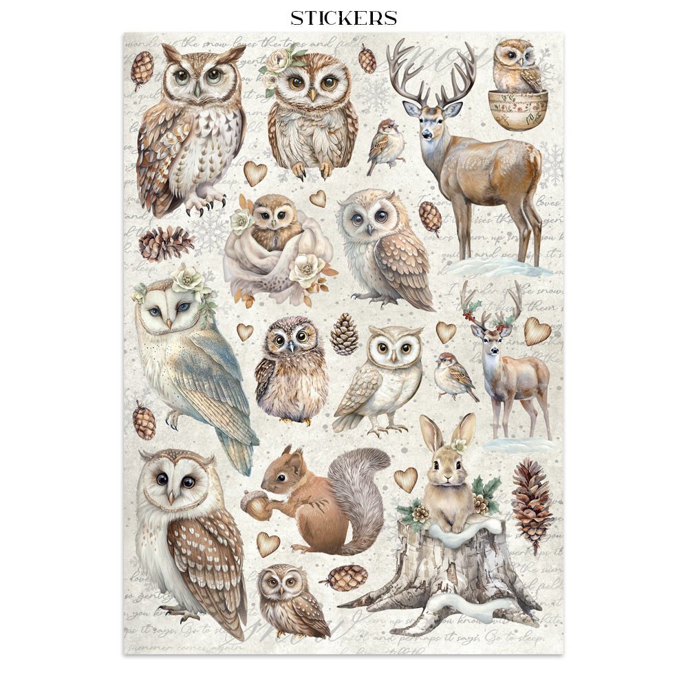 Junk Journal - The Owl's House - 3 - Stamperia - Tidformera