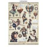 Junk Journal - Voyages Fantastiques - 4 - Stamperia - Tidformera
