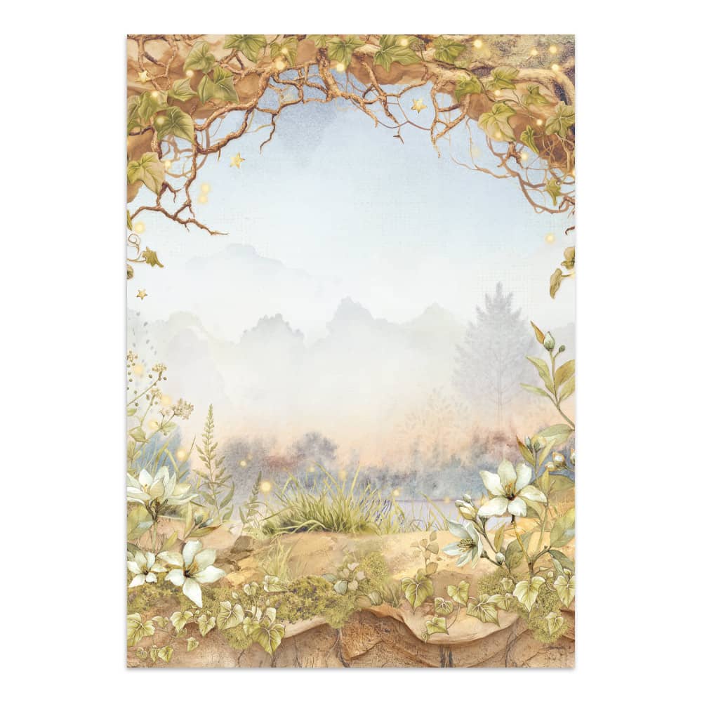Junk Journal - Whispering Woods - 4 - Stamperia - Tidformera