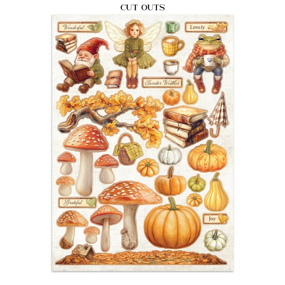 Junk Journal - Whispering Woods - 12 - Stamperia - Tidformera