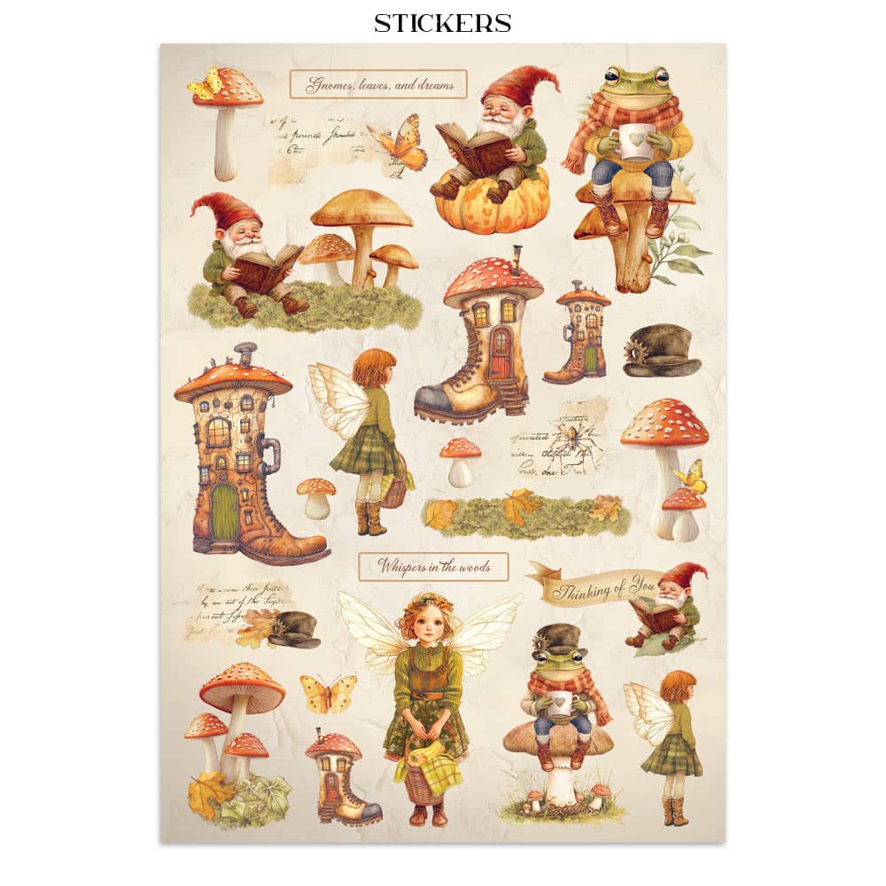 Junk Journal - Whispering Woods - 19 - Stamperia - Tidformera