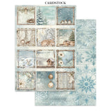 Junk Journal - White Christmas - 20 - Stamperia - Tidformera