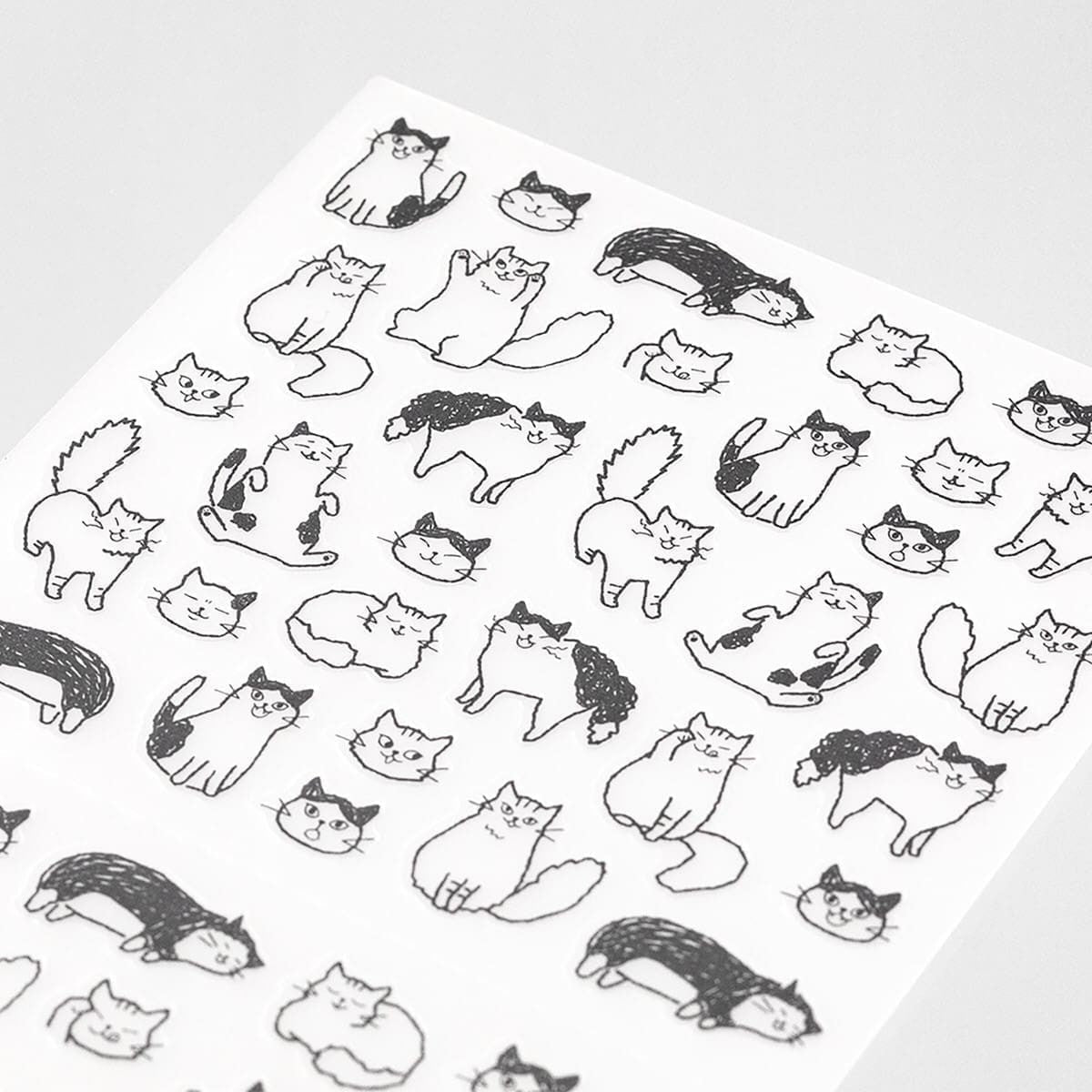 Kalenderstickers Djurtema - Cats - 1 - Midori - Tidformera