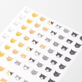 Kalenderstickers Midori Trackers - Feelings Cat - 2 - Midori - Tidformera