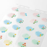 Kalenderstickers Moln - Flower L - Midori - Tidformera