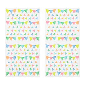 Kalenderstickers Washi stickers Dekoration - Flag - 1 - Midori - Tidformera