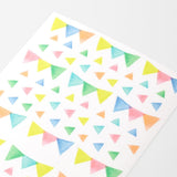 Kalenderstickers Washi stickers Dekoration - Flag - Midori - Tidformera