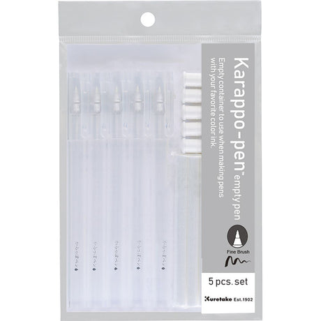 Karappo-pen 5-pack Brush - ZIG Kuretake - Tidformera