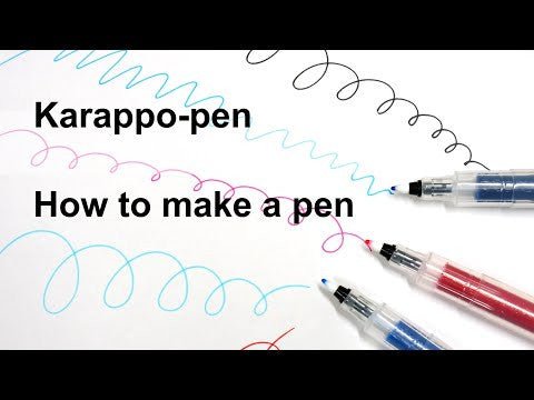 Karappo-pen 5-pack Fineliner - ZIG Kuretake - Tidformera