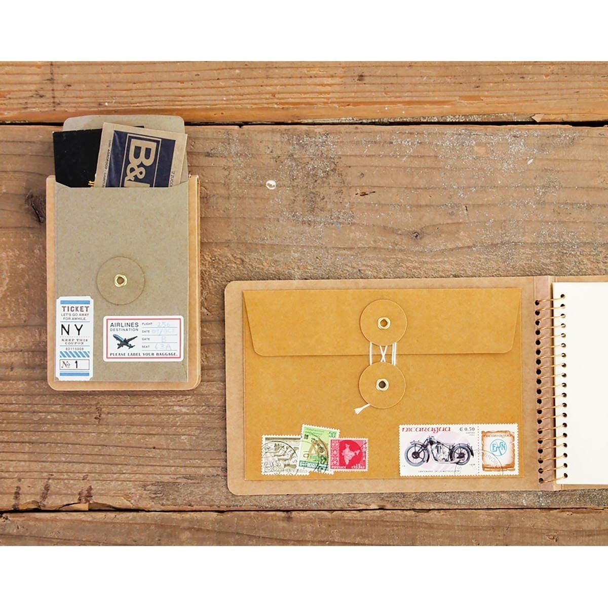 Kraft envelope S - Traveler's Company - Tidformera