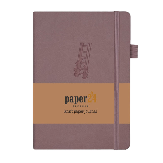 Kraft Paper Journal A5 160 GSM - Romantic ladder - Paper24 - Tidformera