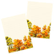 Letter pad A5 - Autumn Woods - 1 - Penpaling Paula - Tidformera