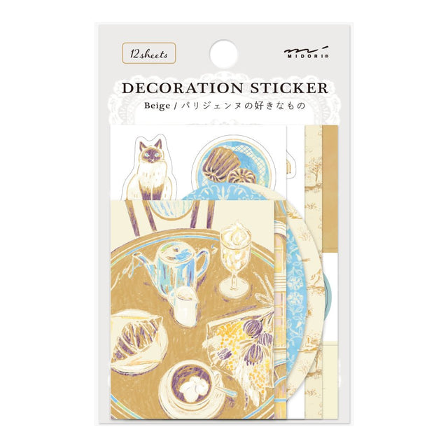 Limited edition Midori - Decoration sticker - Beige - 1 - Midori - Tidformera