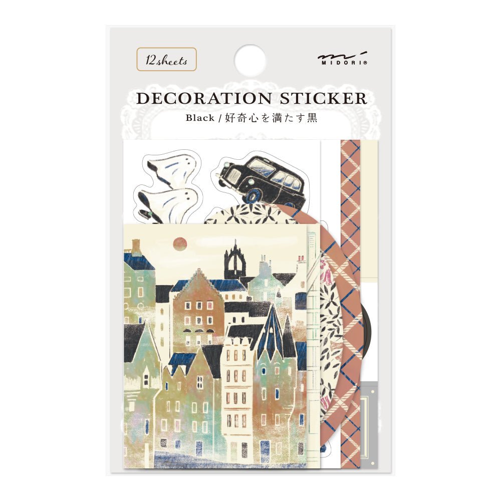 Limited edition Midori - Decoration sticker - Black - Midori - Tidformera