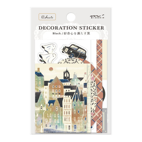 Limited edition Midori - Decoration sticker - Black - Midori - Tidformera