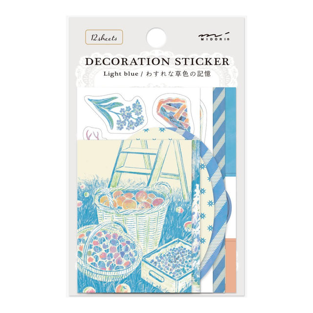 Limited edition Midori - Decoration sticker - Light Blue - Midori - Tidformera