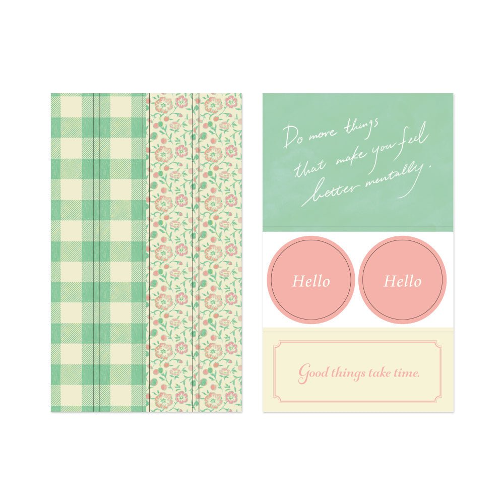 Limited edition Midori - Decoration sticker - Light green - Midori - Tidformera