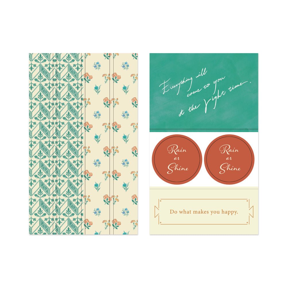 Limited edition Midori - Decoration sticker - Mist green - Midori - Tidformera