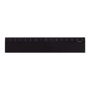 Linjal Aluminum Ruler Non - Slip 15 cm - 1 - Midori - Tidformera
