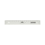 Linjal Plast 16 cm från M+R. Liten plastlinjal med gradering från 1 cm till 16 cm.  - Tidformera