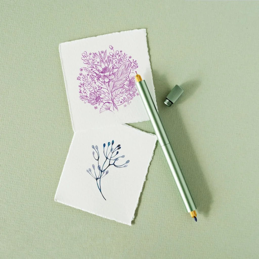 Lumos Pro Refillable Multi - Tip Pen - Duo Tip - Sage - 3 - Tom's Studio - Tidformera