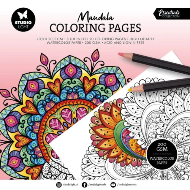 Mandala Coloring pages - 1 - 1 - Studio Light - Tidformera