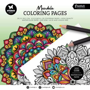 Mandala Coloring pages - 2 - 1 - Studio Light - Tidformera