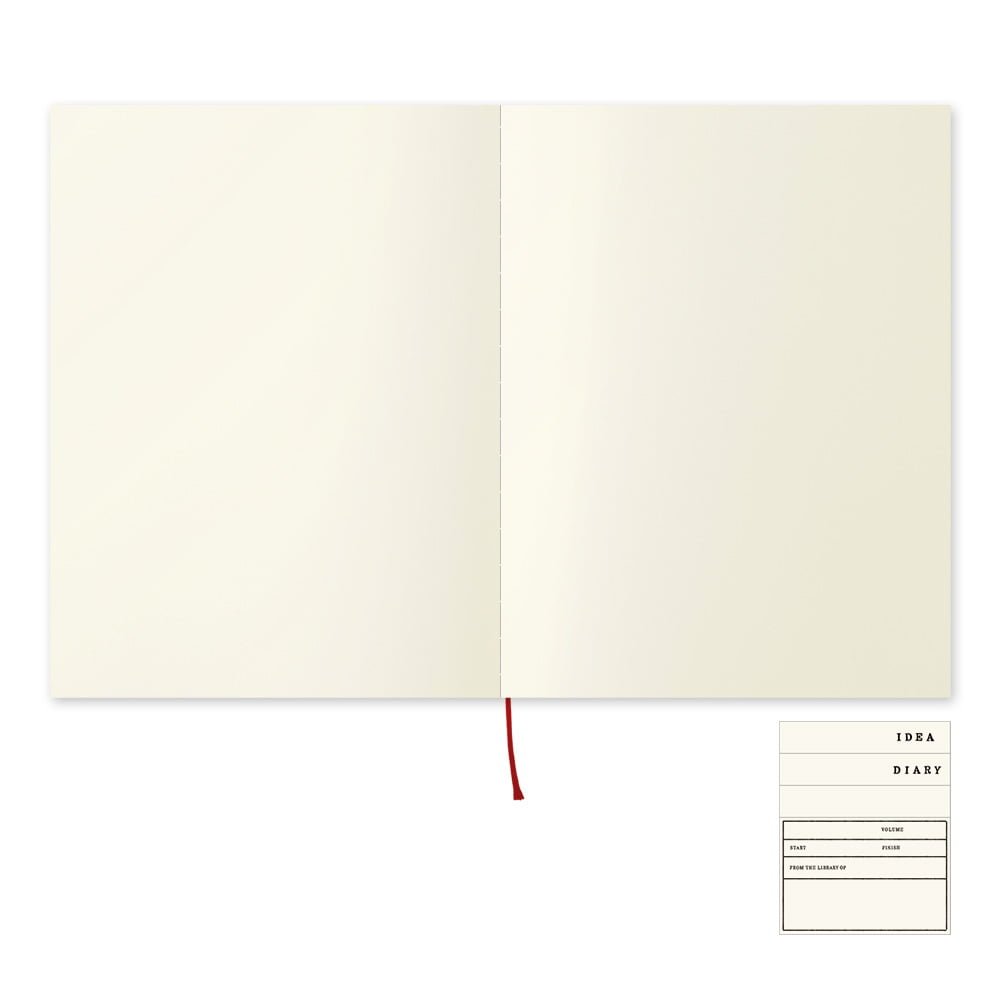 MD Notebook A4 - Blank - 2 - Midori - Tidformera