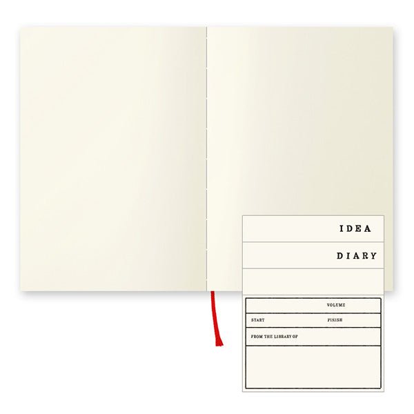 MD Notebook A6 - Olinjerad - 2 - Midori - Tidformera
