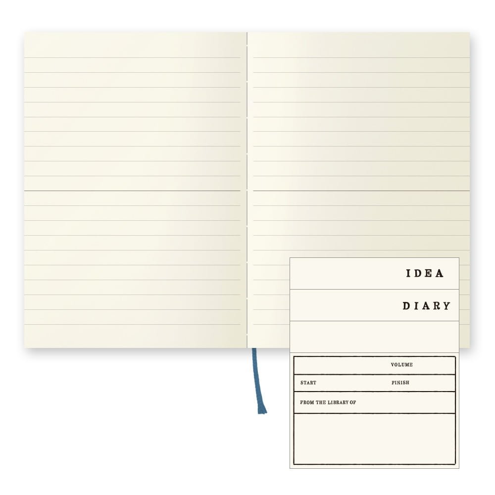 MD Notebook B6 Slim - Lined - 2 - Midori - Tidformera