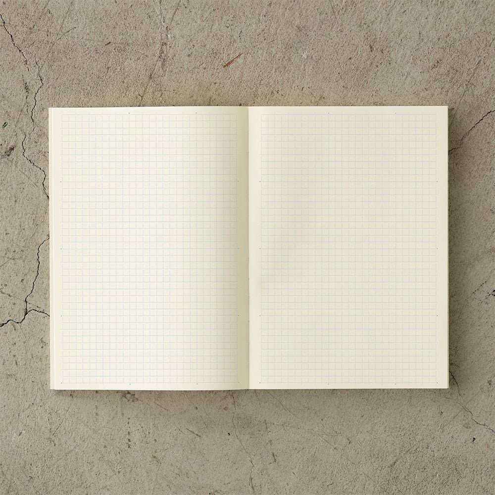 MD Notebook Diary A5 2026 Monthly Block + Memo Thin Type - 4 - Midori - Tidformera