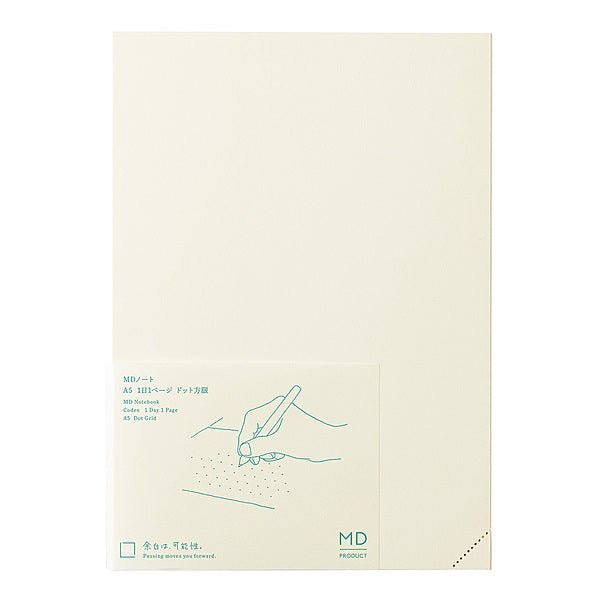 MD Notebook Journal A5 Dotted - 368 pages - 1 - Midori - Tidformera
